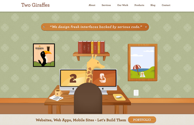 Two Giraffes